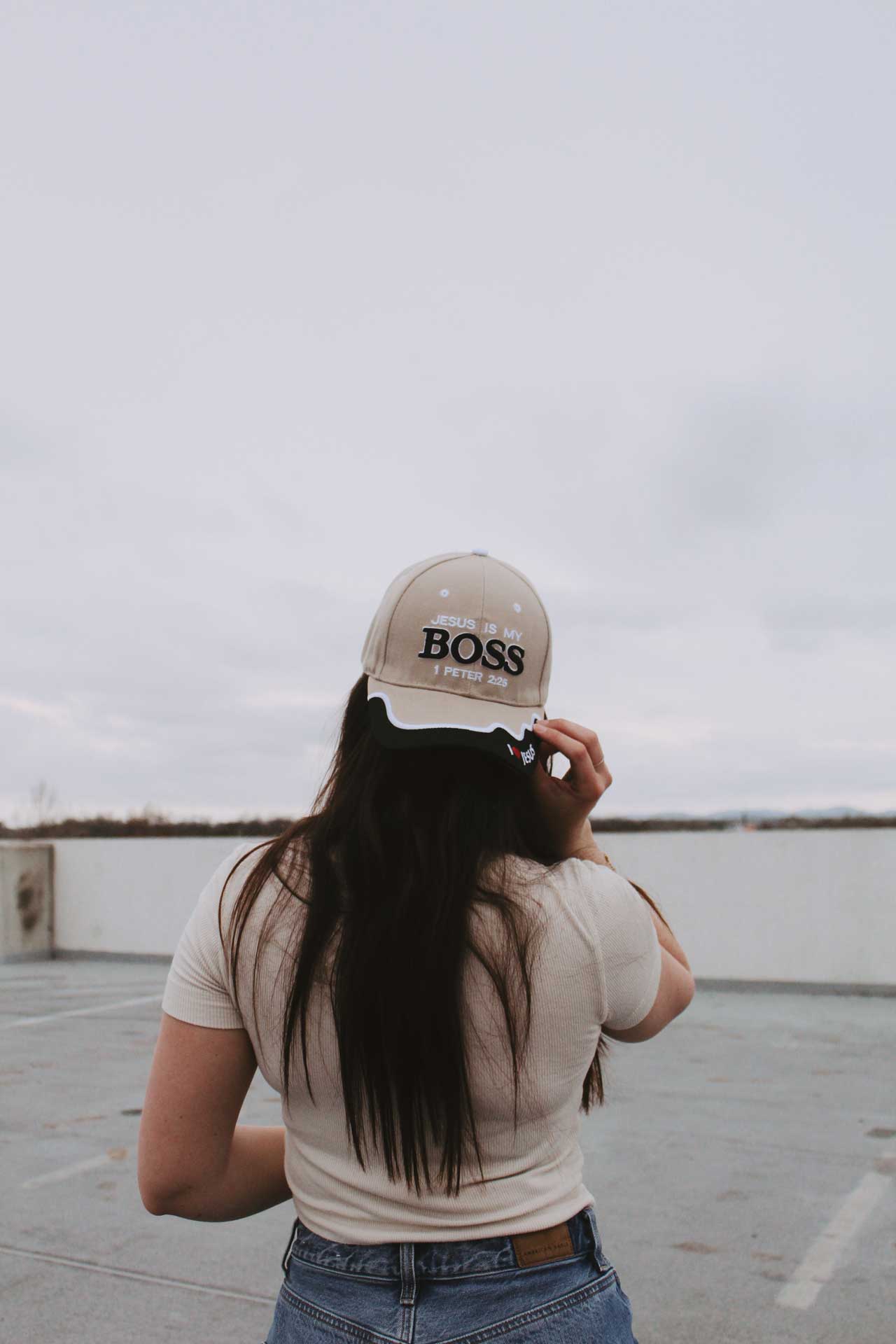 CAP JESUS IS MY BOSS KHAKI