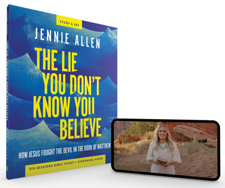 The Lie You Don't Know You Believe Bible Study Guide plus Streaming Video: How Jesus Fought the Devil in the, product view 2