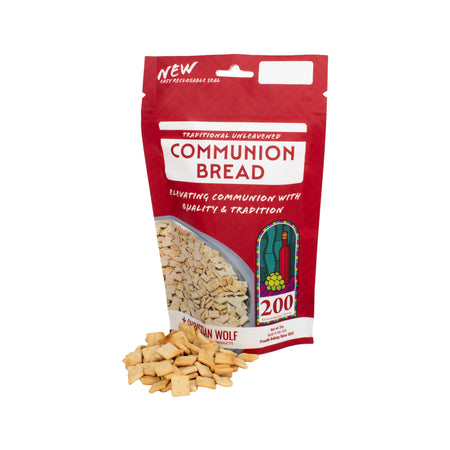 World Communion Products Unleavened Bread 200 Count bag Case of 96