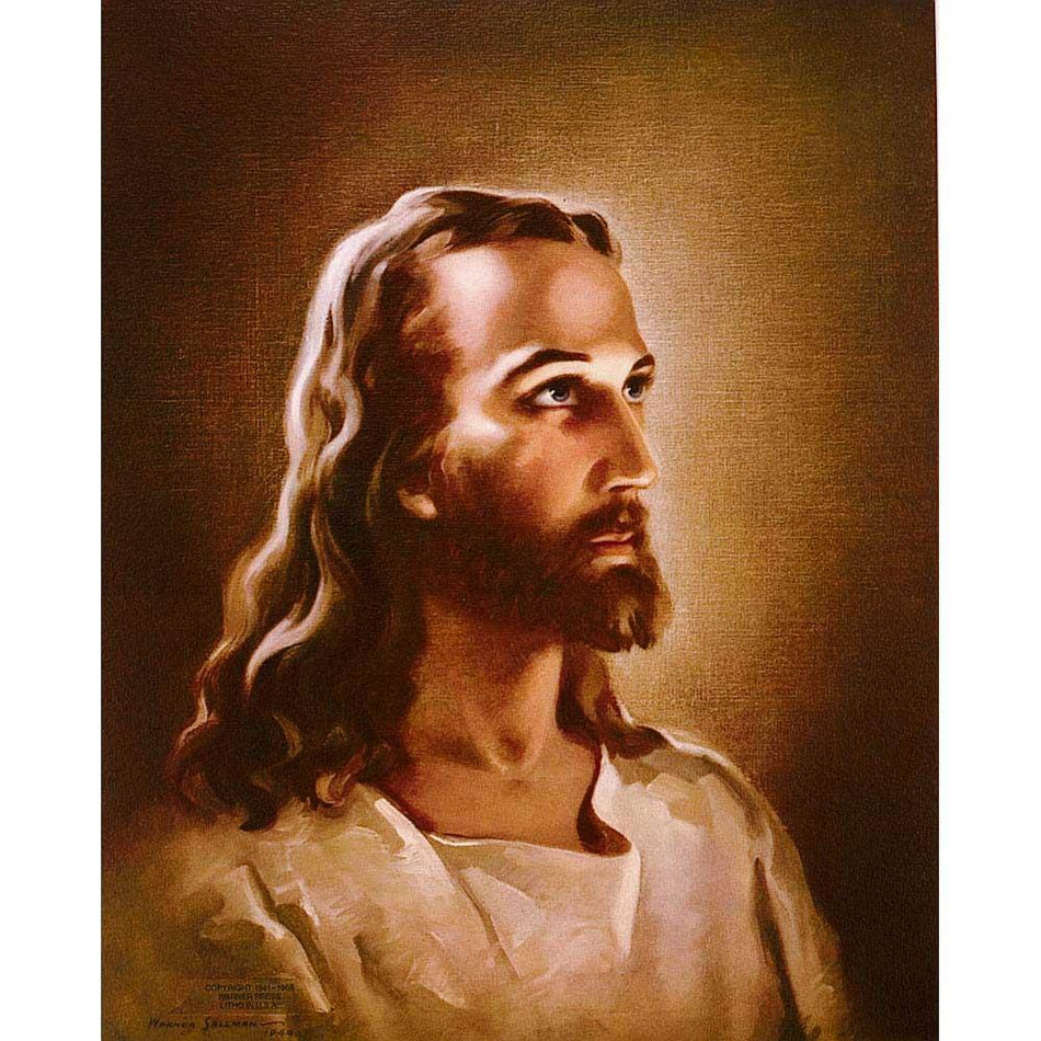 Unmounted Print Head of Christ 16X20 by Dicksons