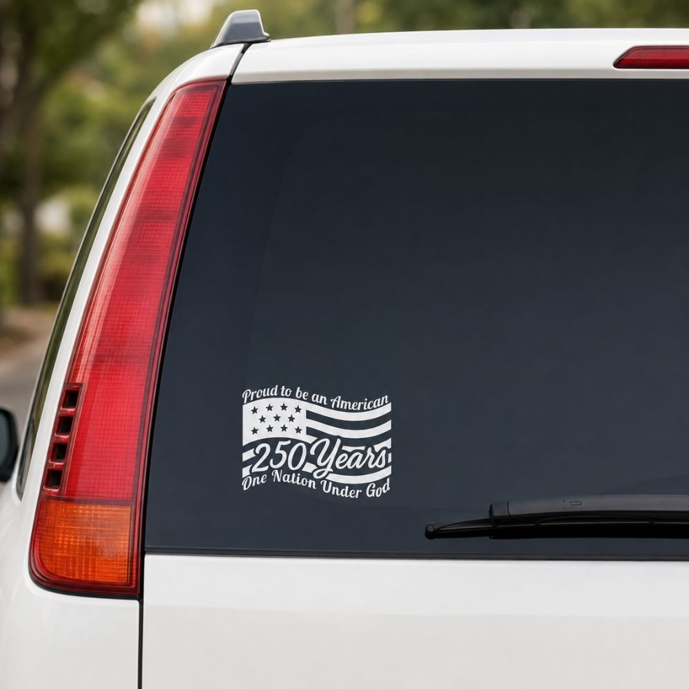 Vinyl USA 250 Decal by Swanson Christian Products