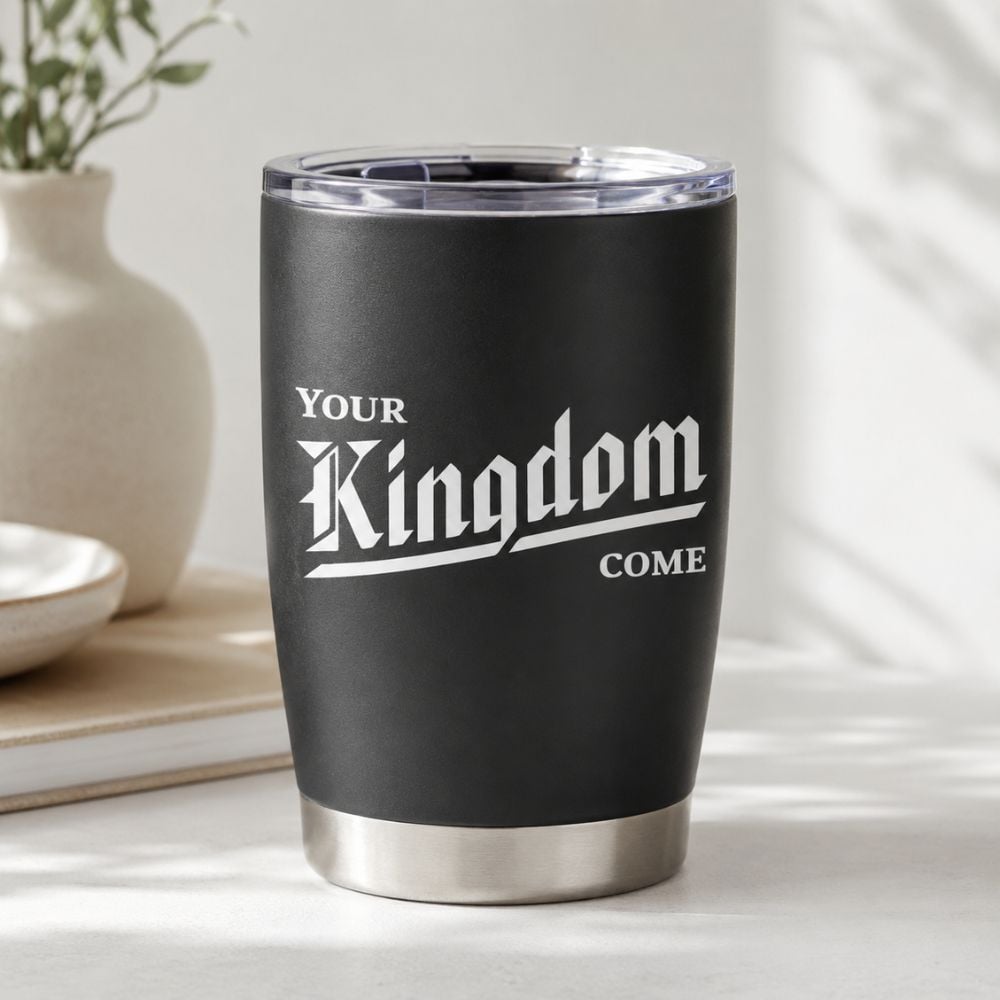 Vinyl Your Kingdom Come Decal by Swanson Christian Products, product view 4