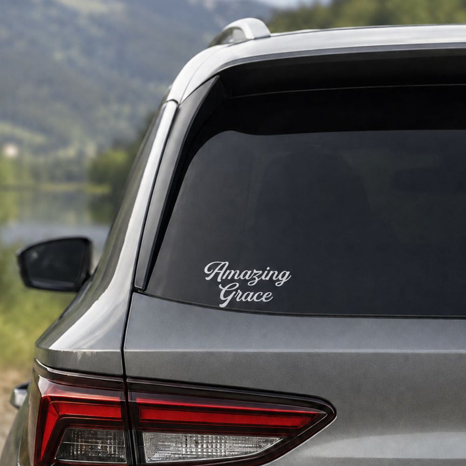 Vinyl Amazing Grace Decal by Swanson Christian Products
