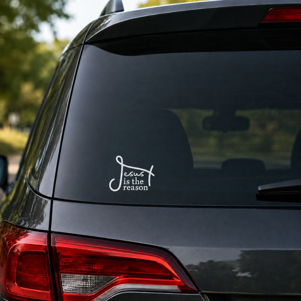 Vinyl Jesus Is the Reason Decal by Swanson Christian Products