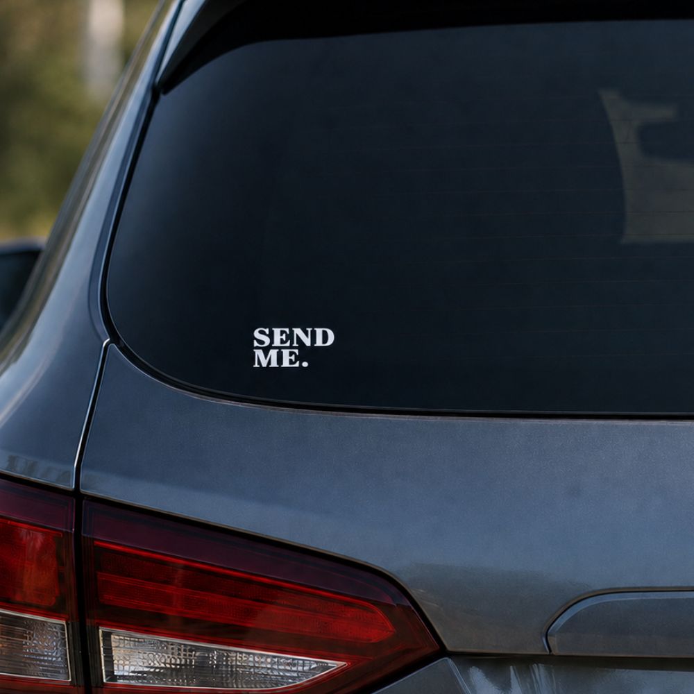 Vinyl Send Me Decal by Swanson Christian Products