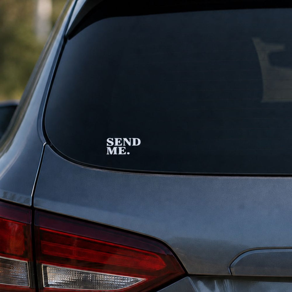 Vinyl Send Me Decal by Swanson Christian Products