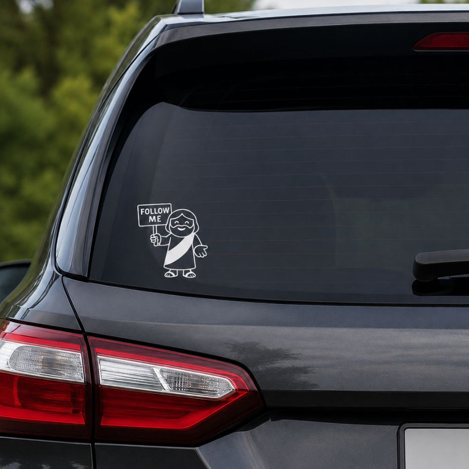 Decal Vinyl Follow Me by Swanson Christian Products