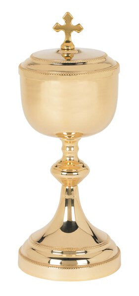 Classic Chapel Ciborium - 175 Hosts, one of the items in the Ciborium with Low Gluten Host Bowl, Gluten-Free Altar Bread and People's Wafers. A photograph of the assembled set is pending.