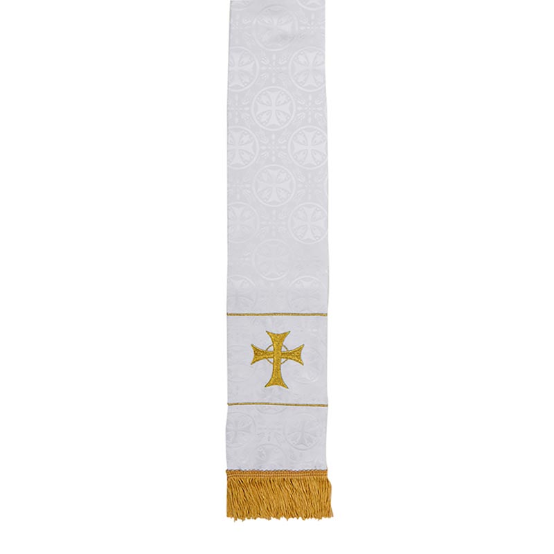 Jacquard Parament Bookmark w/Fringe - Cross by Christian Brands