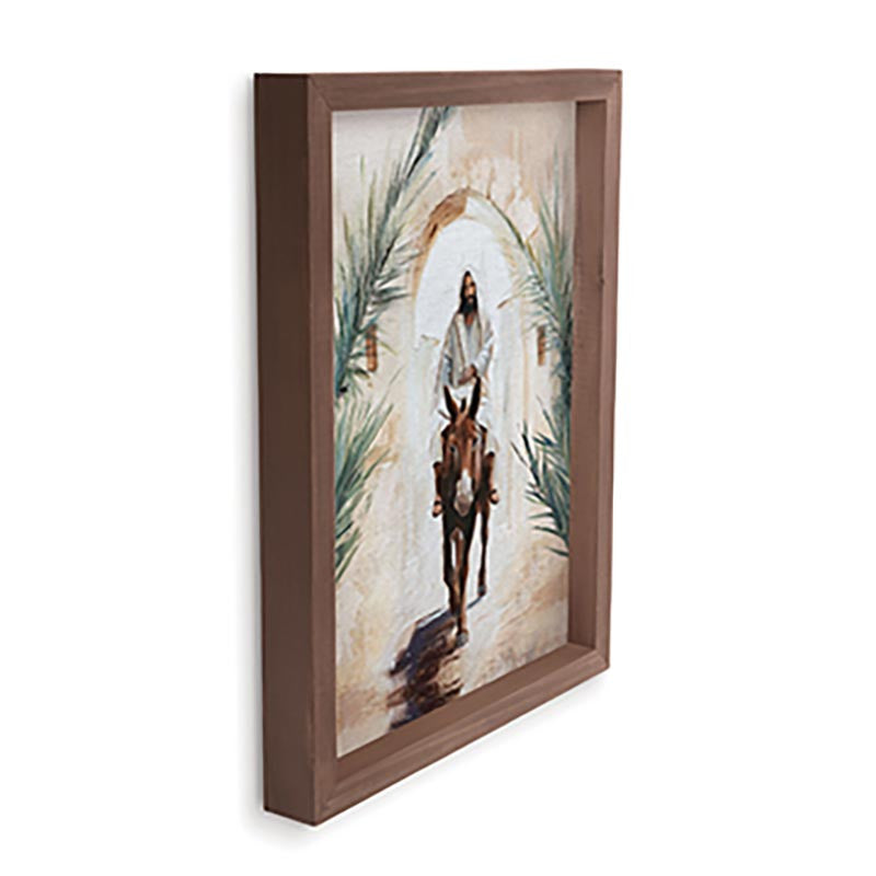 Wonderous Watercolors Collection Framed Linen - Jesus' Entry