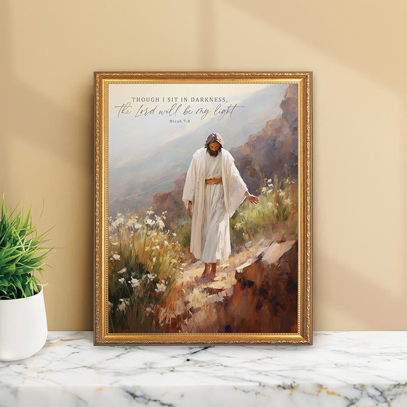 You Are Whole Gold Framed Linen