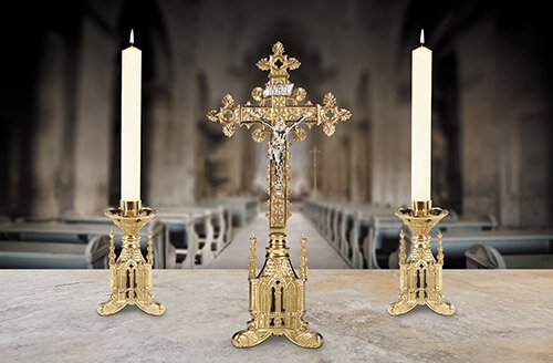 San Pietro Altar Crucifix (WC859) by Christian Brands, product view 3