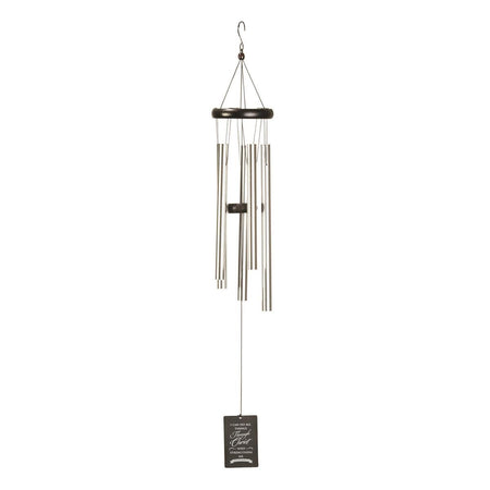 I Can Do All Things Grey 35 inch Aluminum Wind Chime Noisemaker by Dicksons