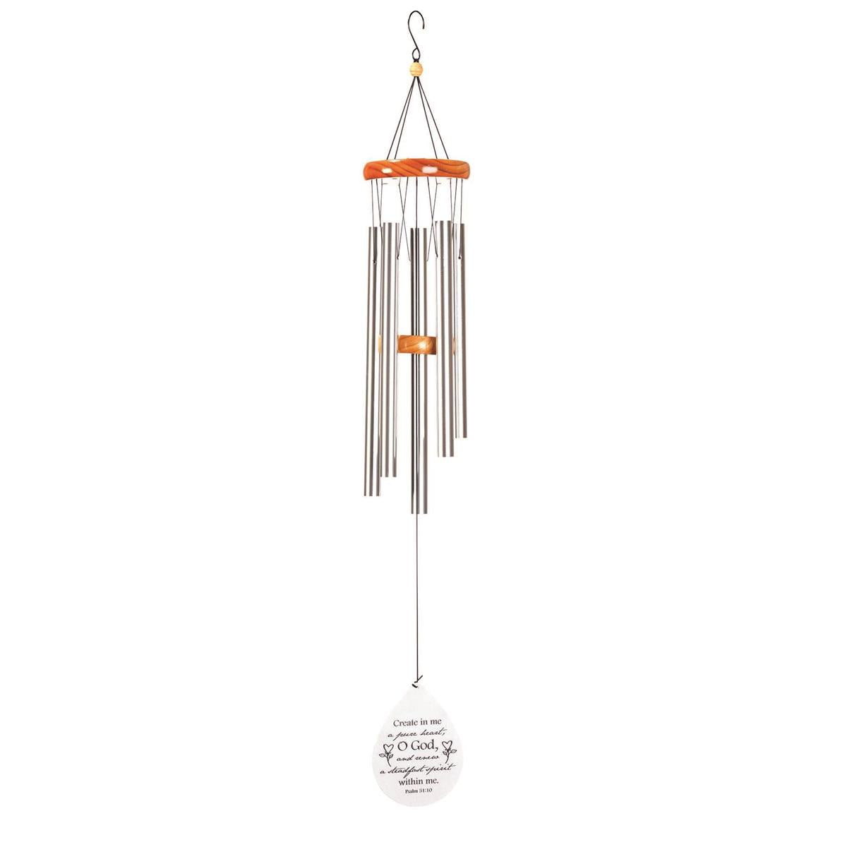 Create A Pure Heart Honey Golden 35 inch Aluminum Wind Chime Noisemaker by Dicksons