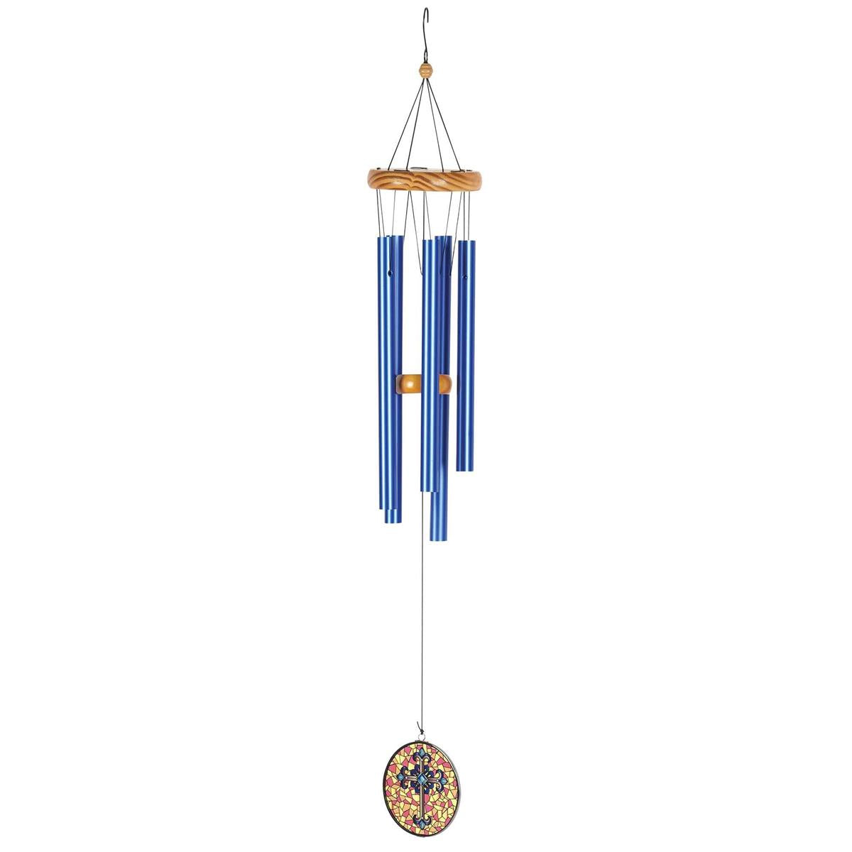 Windchime Cross Sail Blue Orange 35" by Dicksons