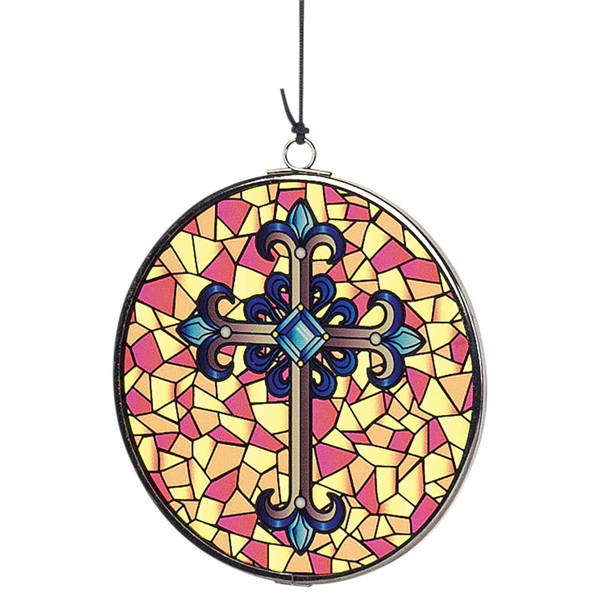 Windchime Cross Sail Blue Orange 35" by Dicksons, product view 2