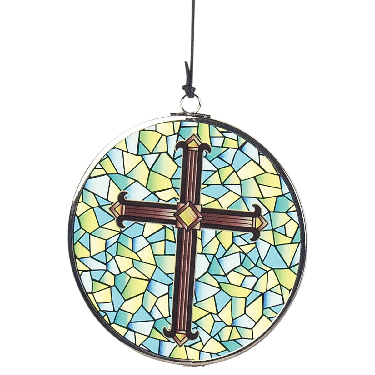 Windchime Cross Sail Blue Green 35" by Dicksons, product view 2