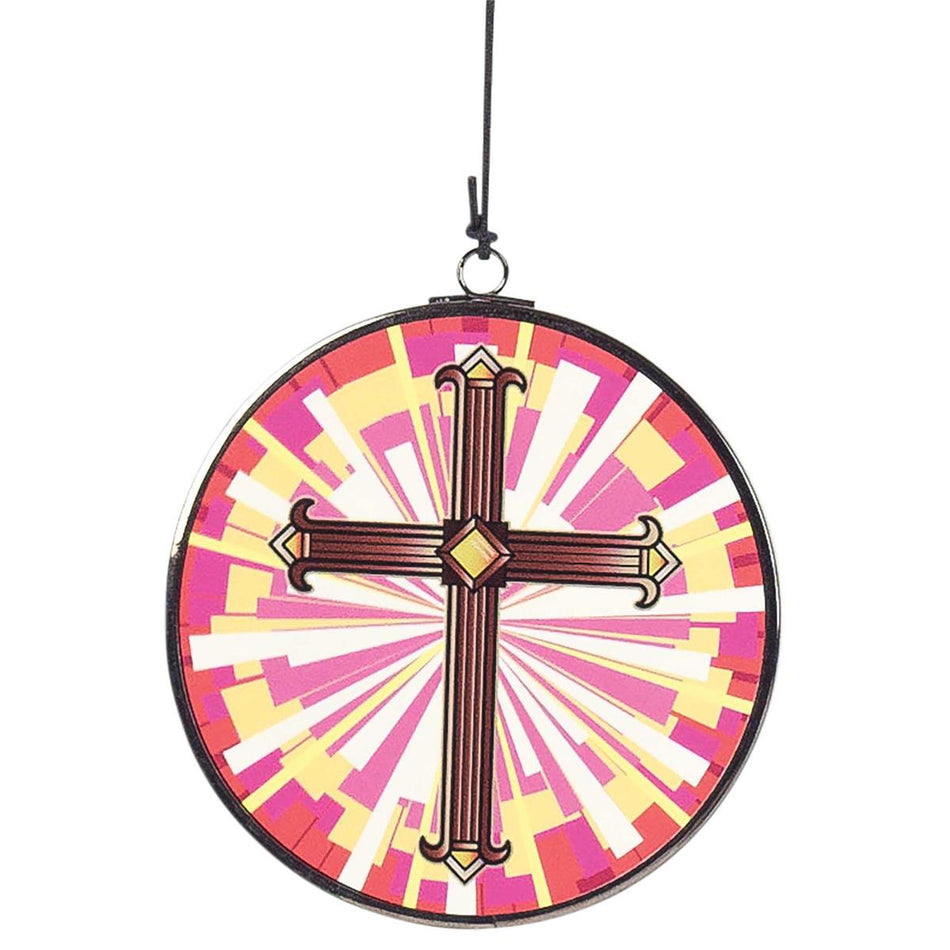 Windchime Cross Sail Yellow Orange 35" by Dicksons, product view 2