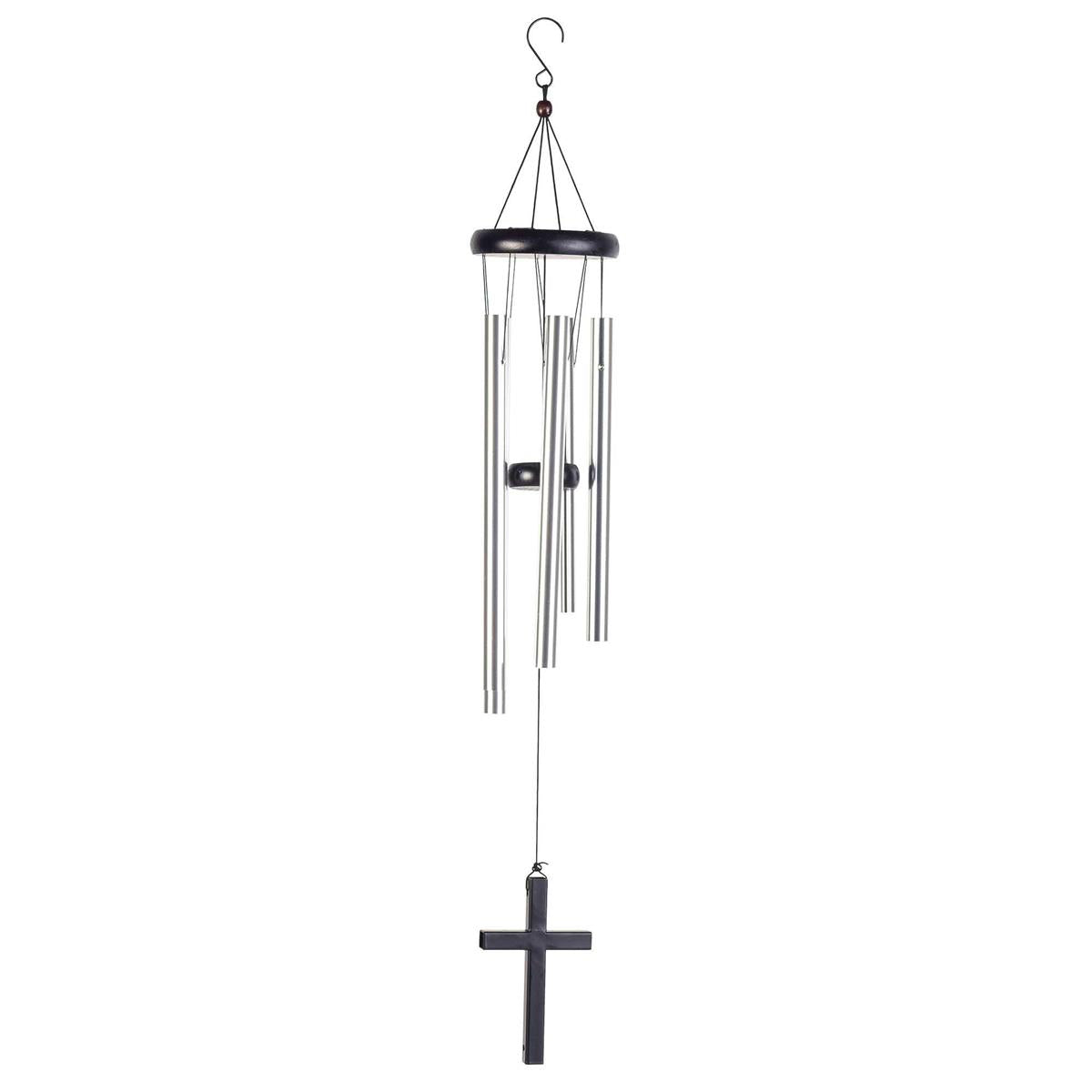 Windchime Black Metal Cross Sail 33in by Dicksons