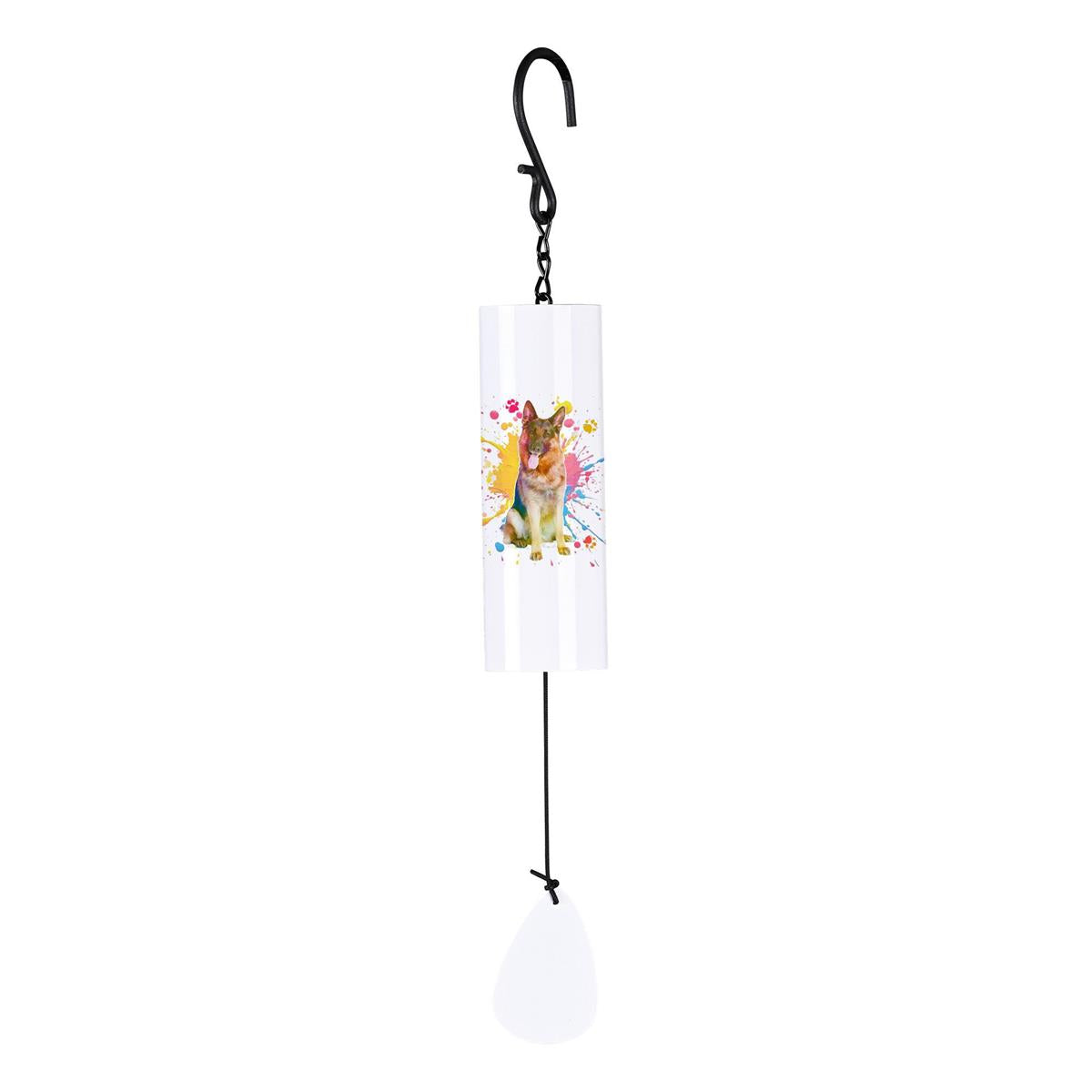11" White Windchime German Shepherd by Dicksons