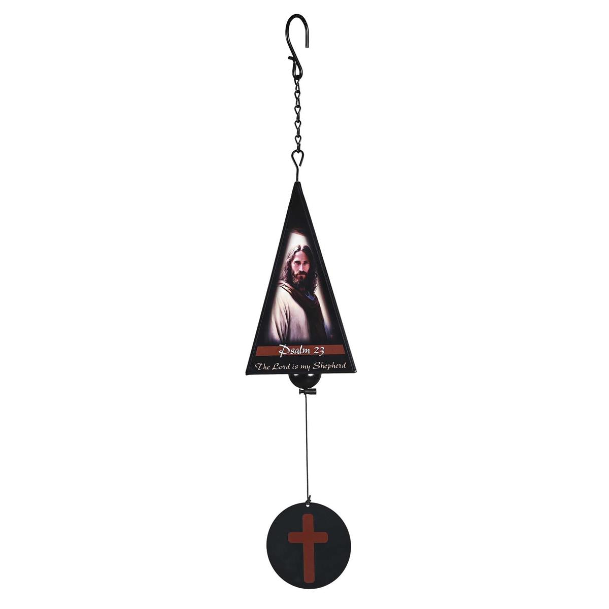 Windchime Iron Sail Psalm 23 Jesus by Dicksons
