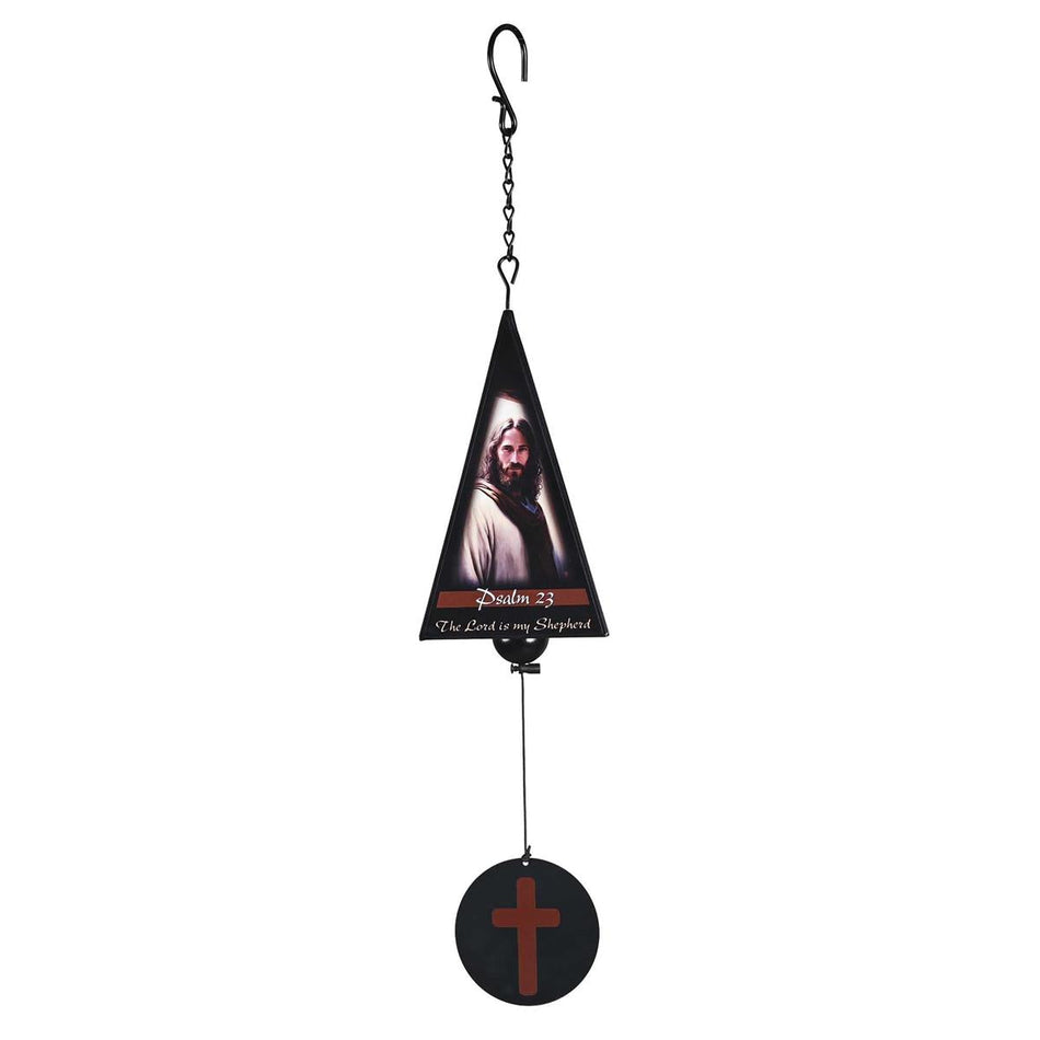 Windchime Iron Sail Psalm 23 Jesus by Dicksons