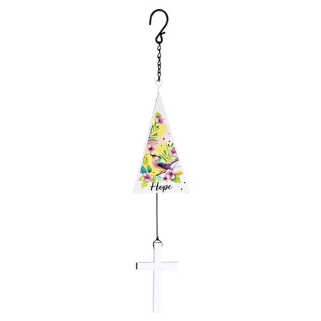 Windchime Iron Sail Faith Hope Bird by Dicksons, product view 2