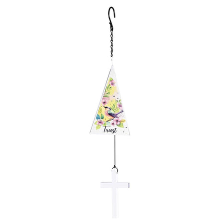 Windchime Iron Sail Faith Hope Bird by Dicksons, product view 3