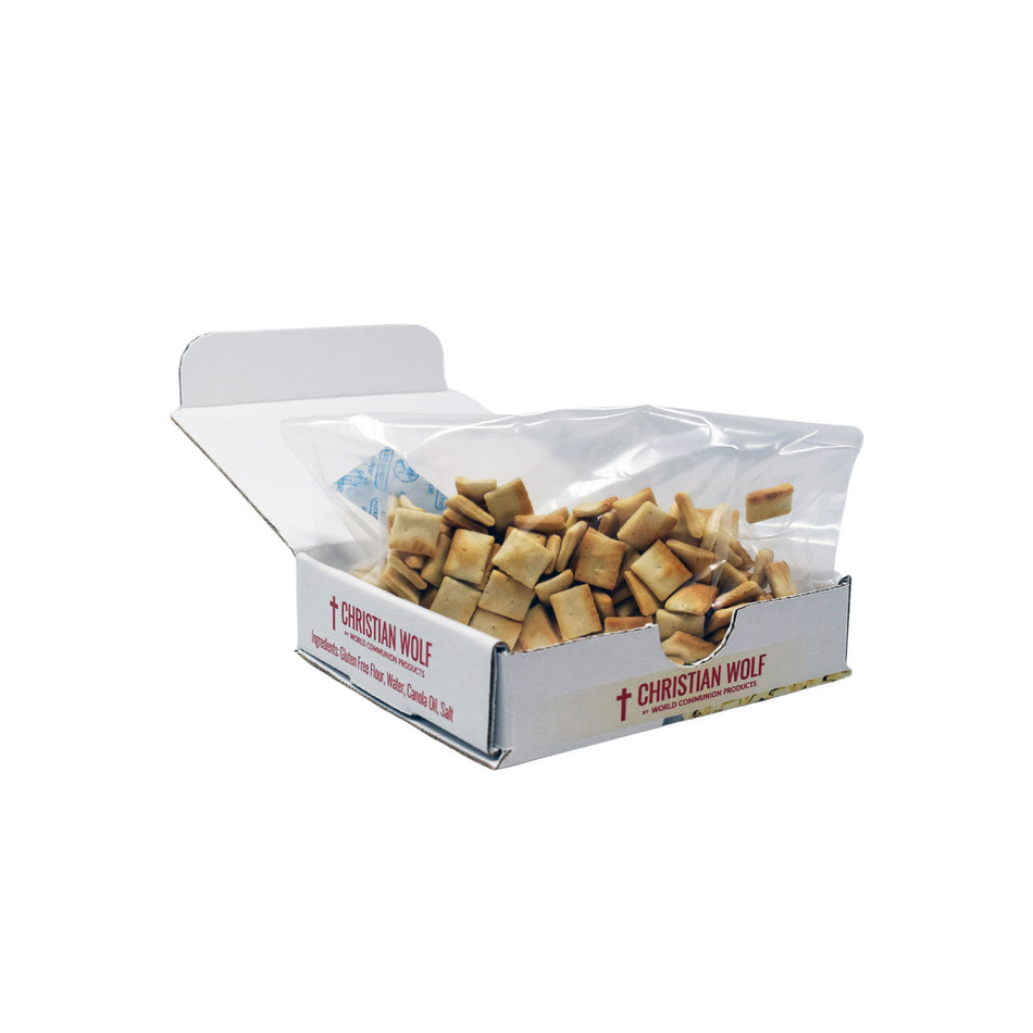 Christian Wolf Unleavened Gluten Free Bread for Communion (500 Pieces)