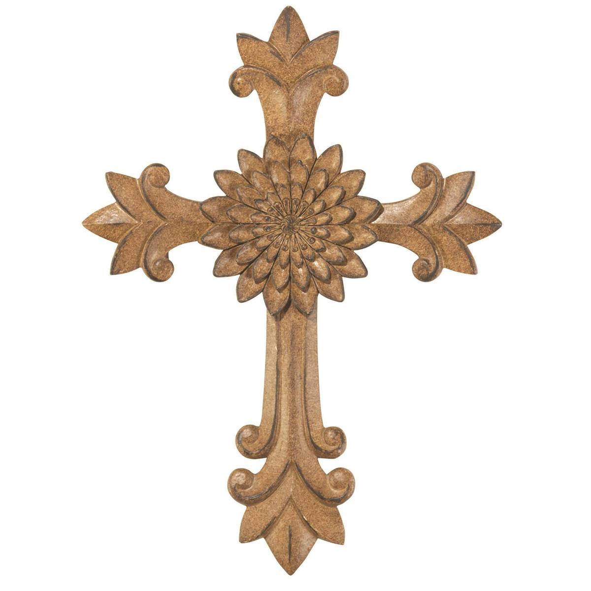 Medallion Wood Look Textured Distressed Finish Brown 11.5 x 8.75 Resin by Dicksons