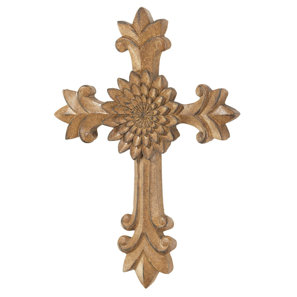 Medallion Wood Look Textured Distressed Finish Brown 11.5 x 8.75 Resin by Dicksons, product view 2