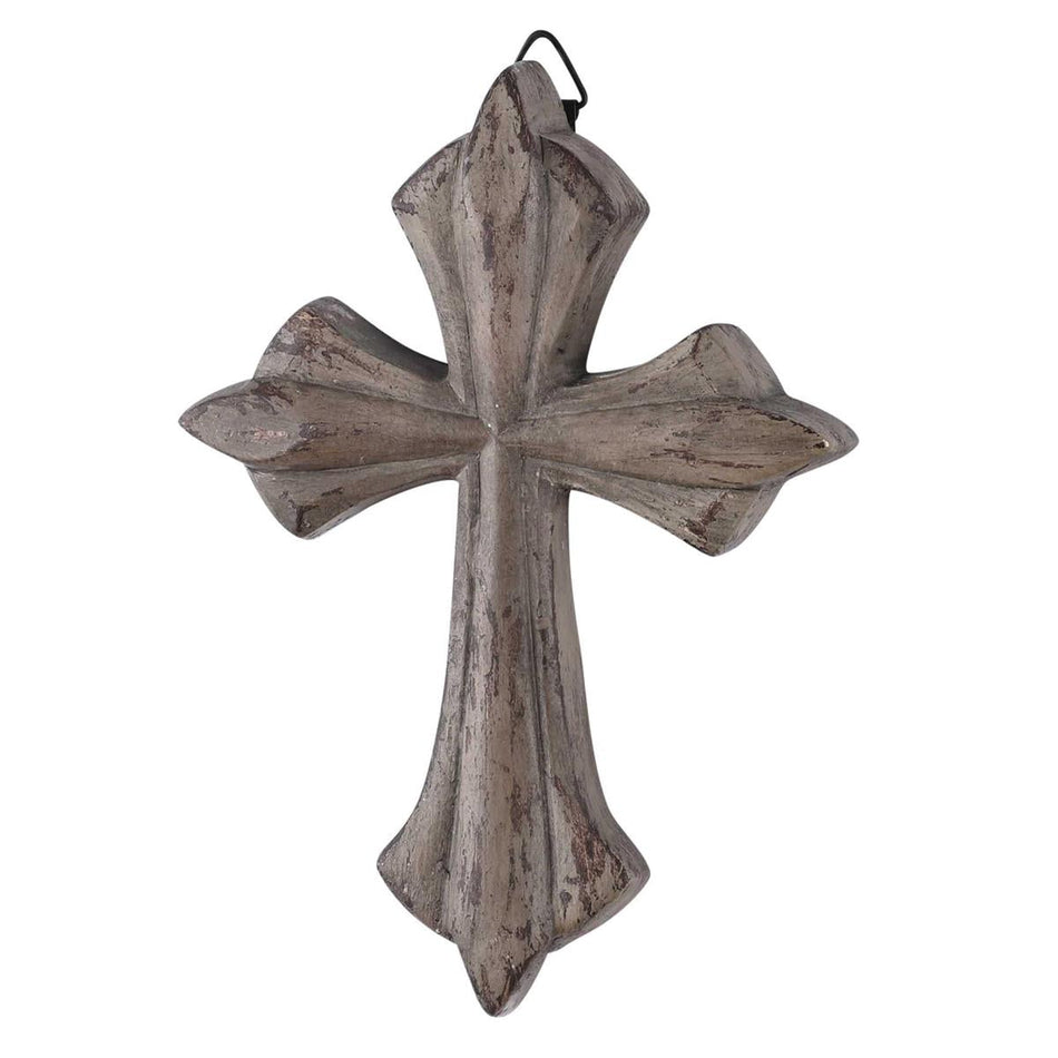 Brown Resin Wall Cross 5H by Dicksons