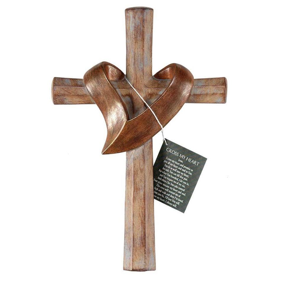 I Cross My Heart Wall Cross by Dicksons