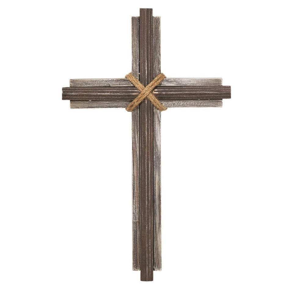 Wall Cross Wood/Metal 9-1/2x15-1/2 by Dicksons