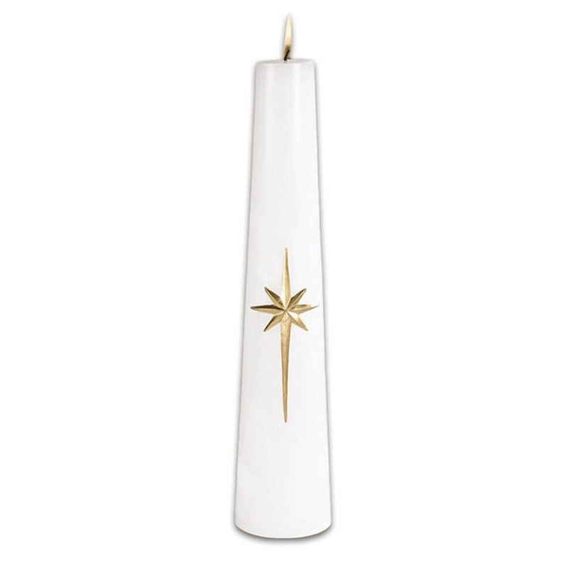 12" Polar Advent Candle - Star of Bethlehem Set by Will & Baumer
