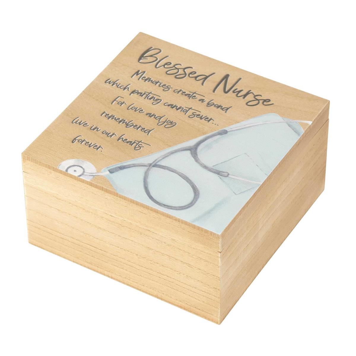 Wood Box Blessed Nurse by Dicksons