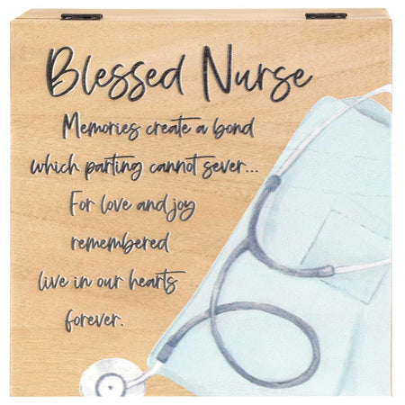 Wood Box Blessed Nurse by Dicksons, product view 2