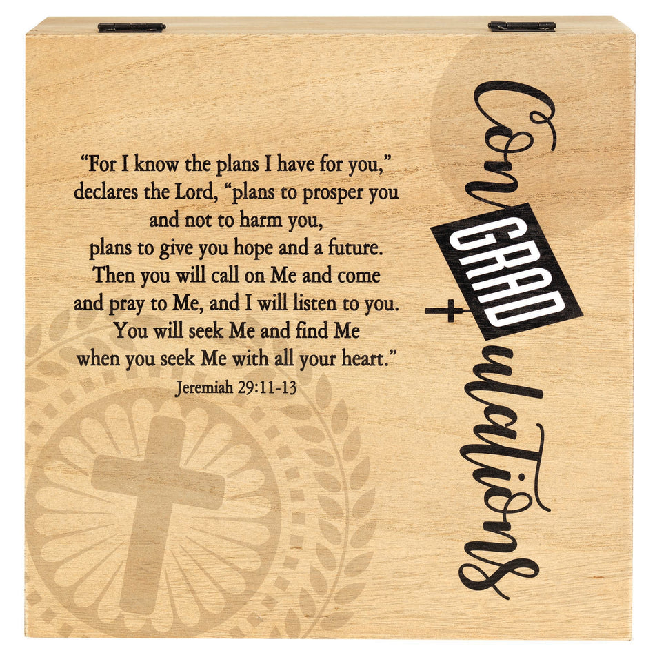 For I Know The Plans I Have For You Natural Woodgrain 9.38 x 9.38 Wood Rustic by Dicksons, product view 2