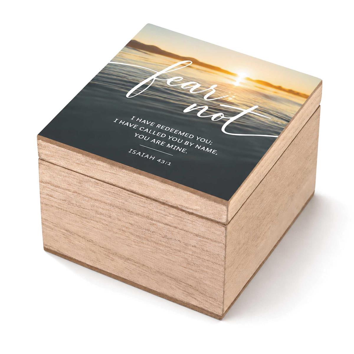 Keepsake Box Fear Not I Have MDF 4x4 by Dicksons