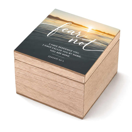 Keepsake Box Fear Not I Have MDF 4x4 by Dicksons