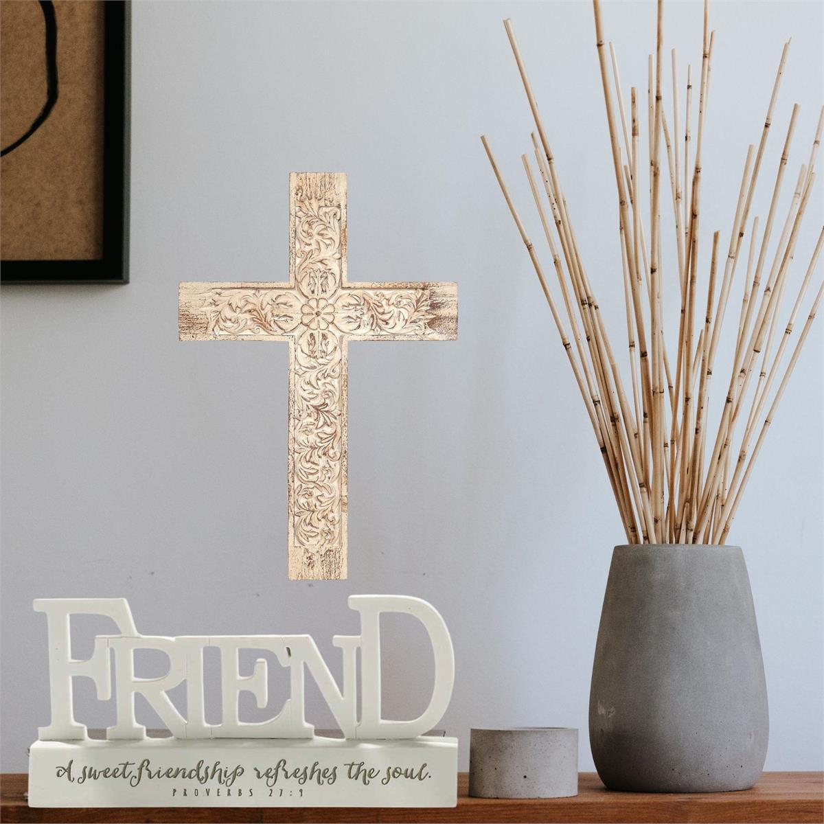 Friend Friendship Refreshes The Soul Proverbs 27 Resin Stone Tabletop Word by Dicksons, product view 2