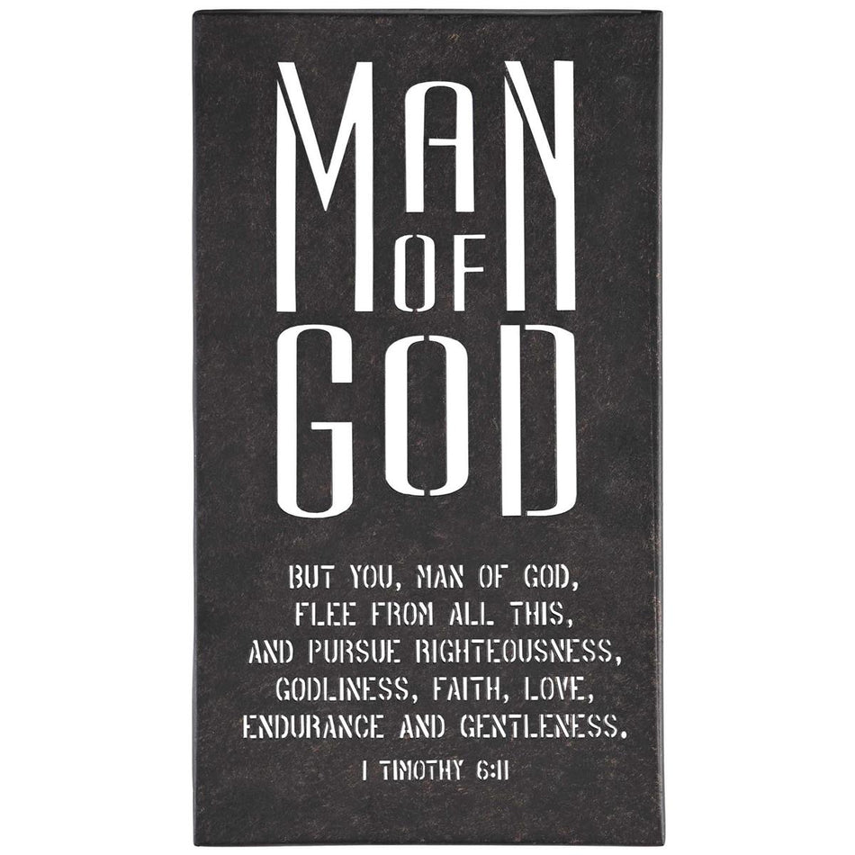 Wall Hanging Metal Man Of God 8x14 by Dicksons