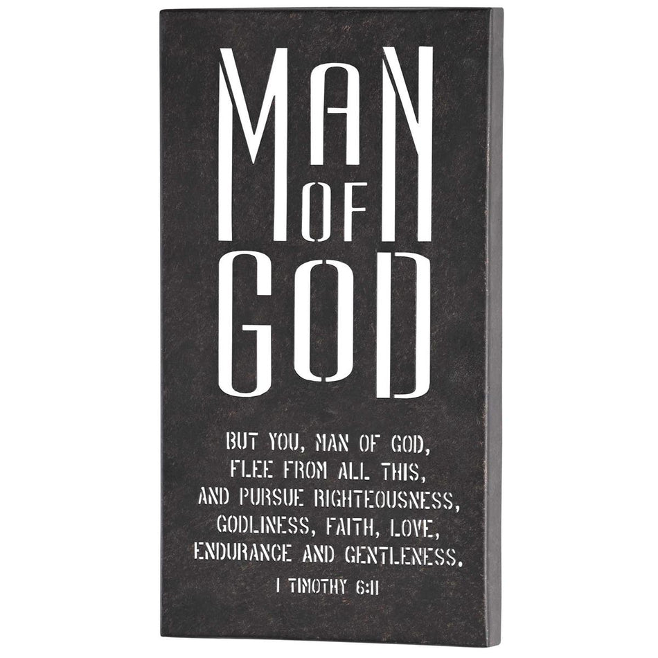 Wall Hanging Metal Man Of God 8x14 by Dicksons, product view 2