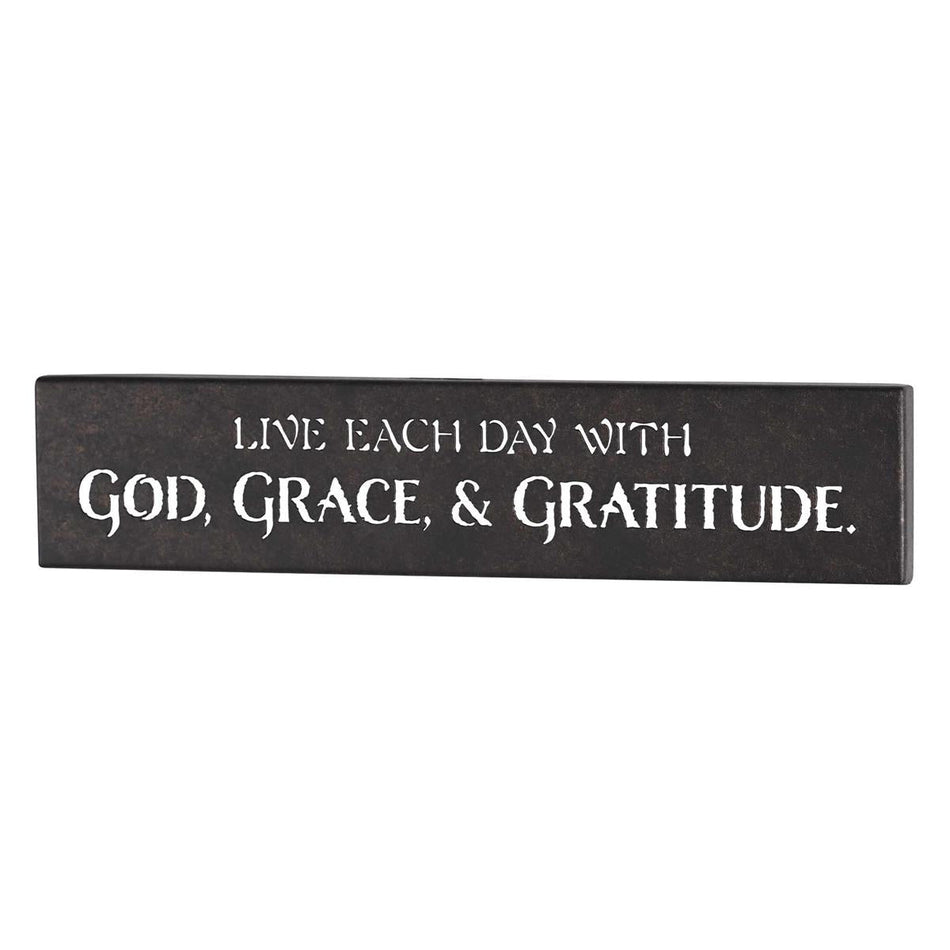 Wall Hanging Metal God Grace & Gratitude by Dicksons