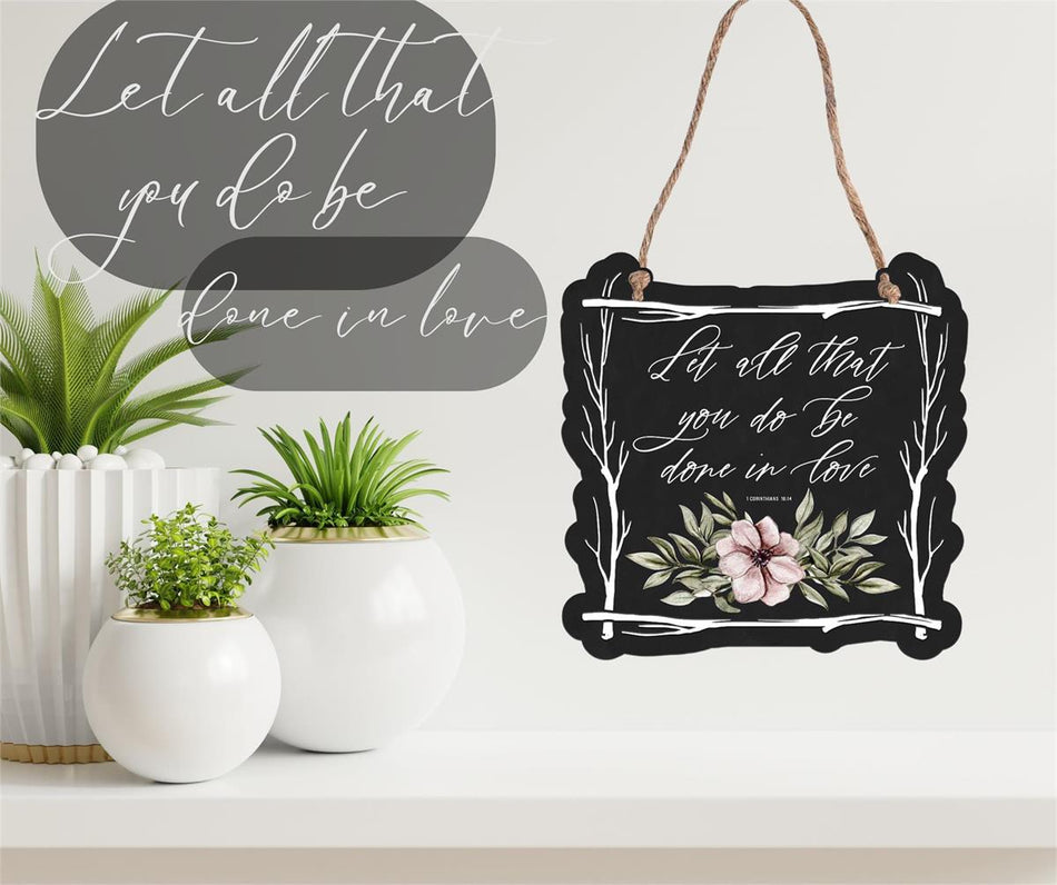Wall Hanging Metal Twig Frame Let All by Dicksons, product view 2