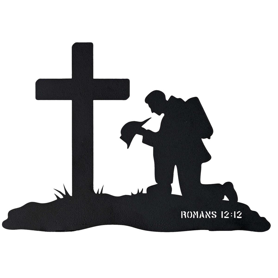 Metal Wall Hanging Cross Firefighter by Dicksons