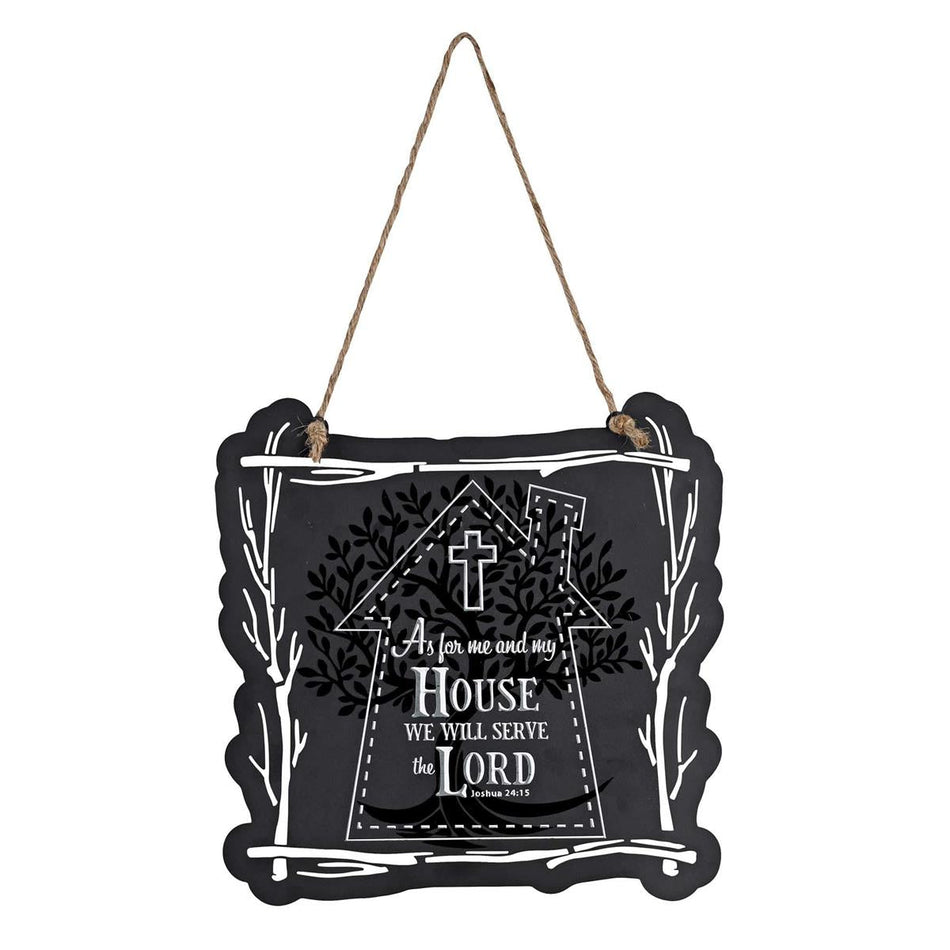 Inspirational Christian Wall Hanging Sign Décor for Home 12 x 12 Inch Metal We by Dicksons
