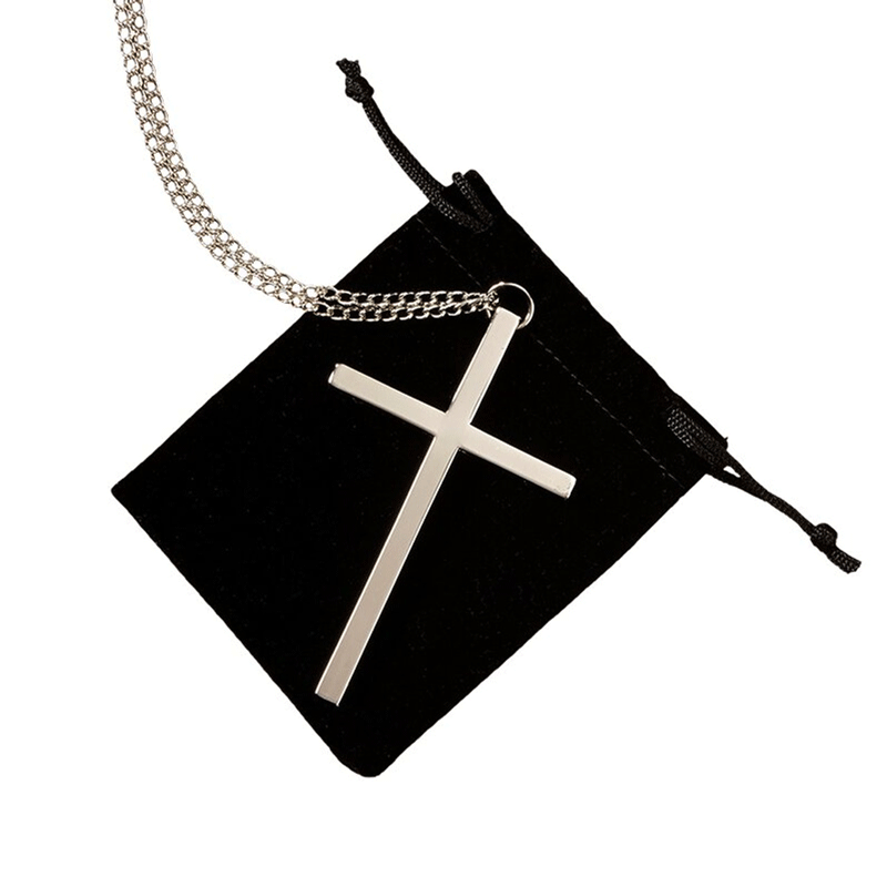 Silver Plate Clergy Cross