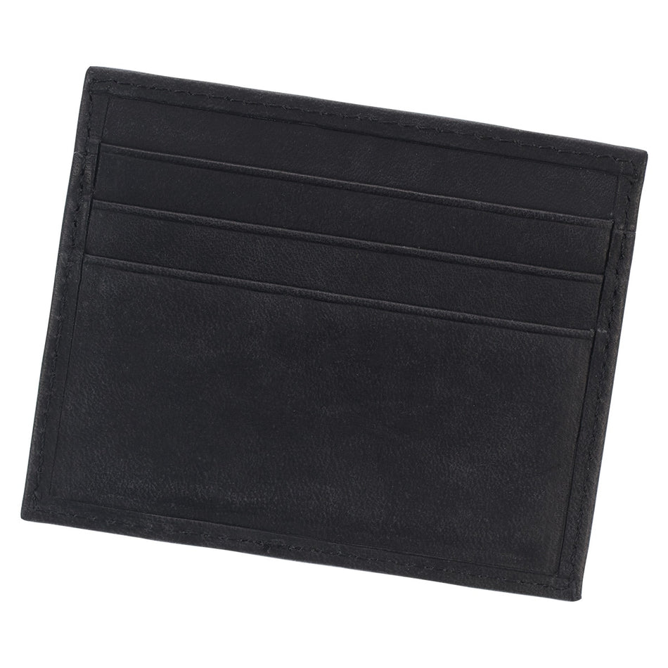 Silver Cross Black Genuine Leather Wallet by Christian Art Gifts, product view 2