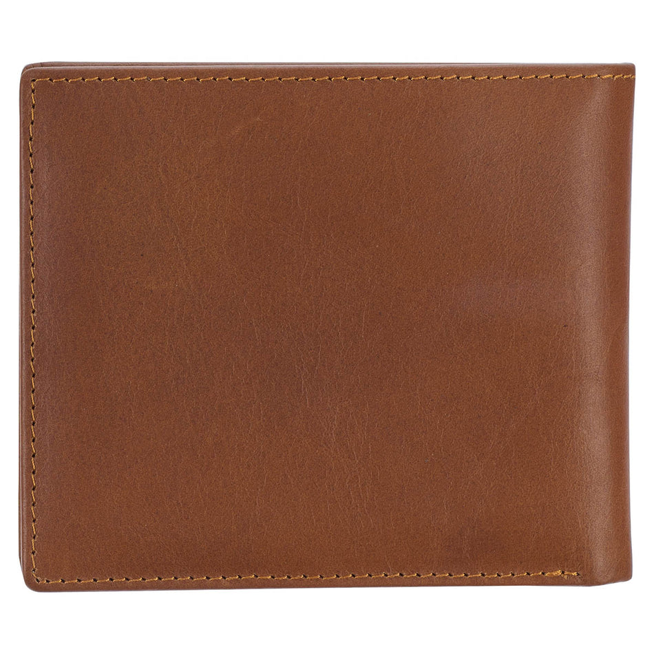 Seek First the Kingdom Saddle Tan Genuine Leather Wallet - Matthew 6:33 by Christian Art Gifts, product view 2